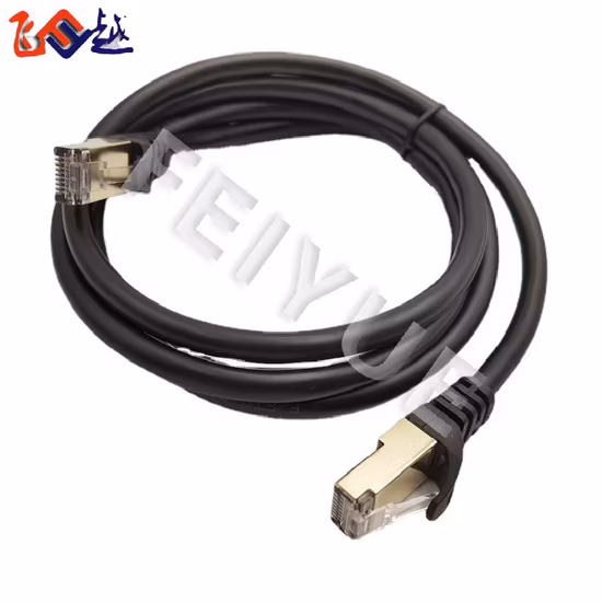 SSTP F/FTP Cat7 RJ45 Network Patch Cord 10gbps for Data Communication PVC/LSZH Jacket
