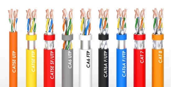 Адаптация CAT6 CAT6A Cat7 Cat8 UTP Сетевой кабель SFTP FTP