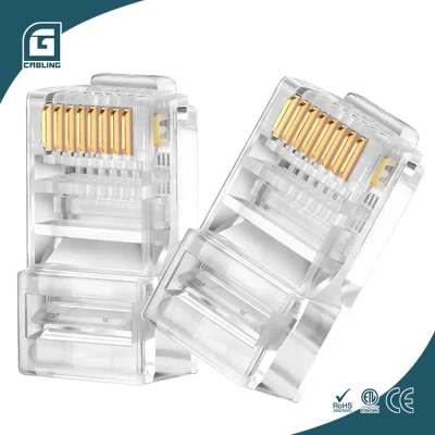 Gcabling Сетевой разъем RJ45 Модульный разъем Ethernet CAT6 CAT6A Модульный разъем UTP RJ45