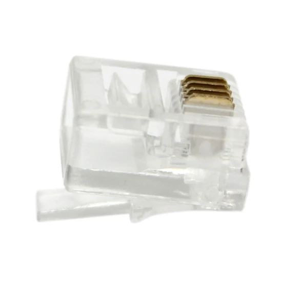 Розетка RJ45 Ethernet, вилка CAT6, неэкранированная модульная вилка Интернет Cat 6 8p8c