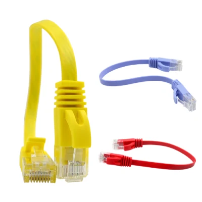 Соединительный кабель Ethernet LAN RJ45, плоский соединительный кабель Cat 6, UTP CAT6, плоский медный кабель