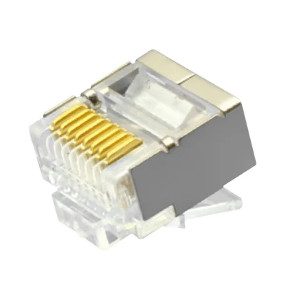 Модульная вилка CAT.5E RJ45 8P8C, экранированная (FTP), короткий корпус