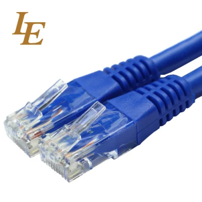 CAT6 Cat5e CAT6A F/UTP ПВХ-оболочка Патч-корд сетевого кабеля 24 AWG