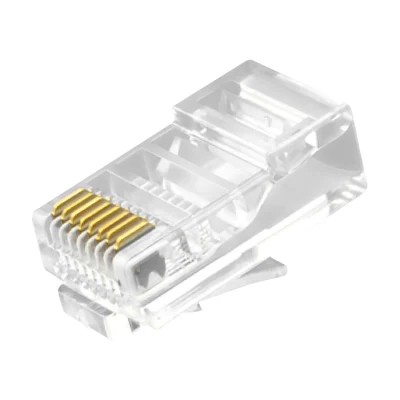 Модульная вилка CAT.5E RJ45 8P8C Неэкранированные сетевые разъемы (UTP) для круглых кабелей