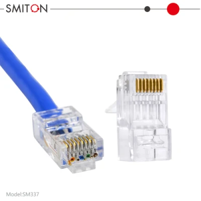 Сквозной разъем CAT6A, разъем 8p8c, модульный разъем