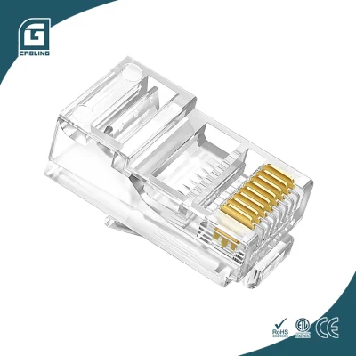 Gcabling CAT6 CAT6A RJ45 Unshield Сетевой разъем 8p8c UTP RJ45 CAT6 CAT6A Cat5e Модульный разъем Ethernet