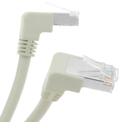 FTP Cat6 RJ45 прямоугольный сетевой патч-кабель 0,5 м для передачи данных